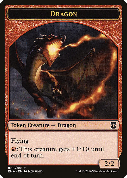 Dragon [Eternal Masters Tokens], MTG Single - Gamers Grove