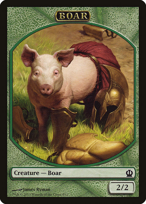 Boar [Theros Tokens], MTG Single - Gamers Grove