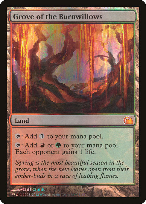 Grove of the Burnwillows [From the Vault: Realms], MTG Single - Gamers Grove