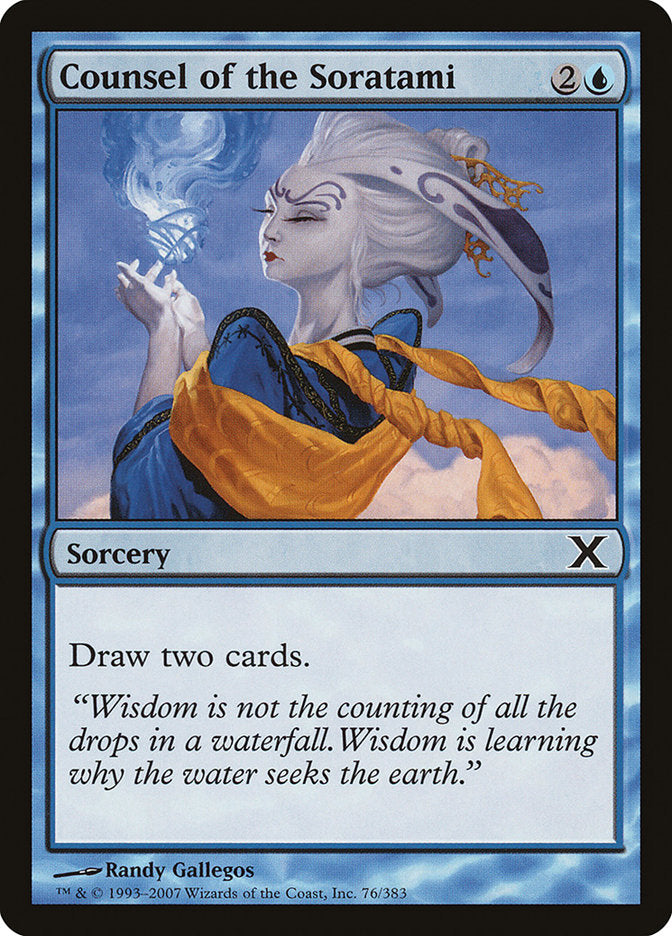 Counsel of the Soratami [Tenth Edition], MTG Single - Gamers Grove