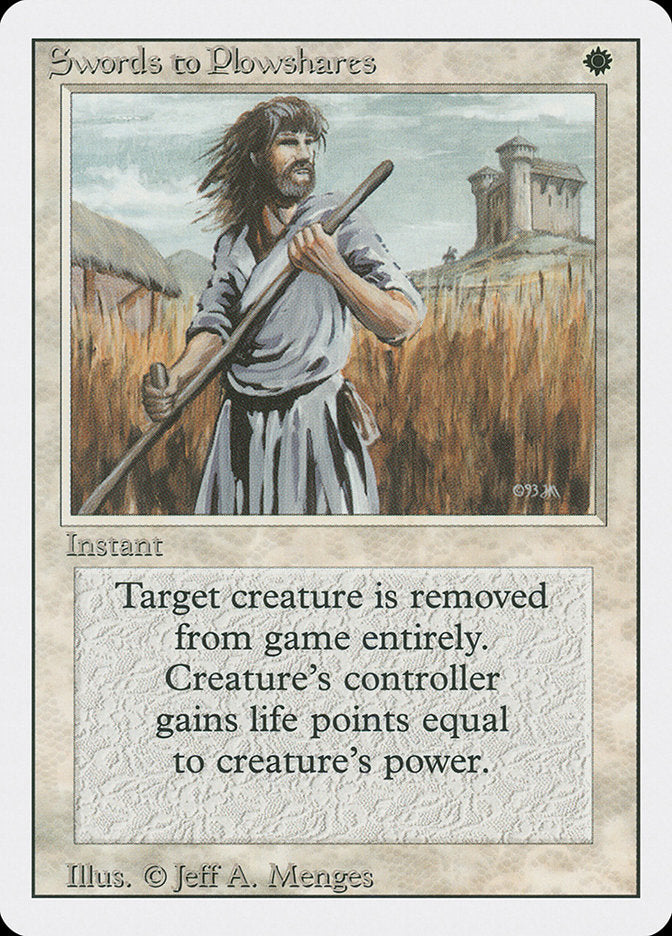Swords to Plowshares [Revised Edition], MTG Single - Gamers Grove