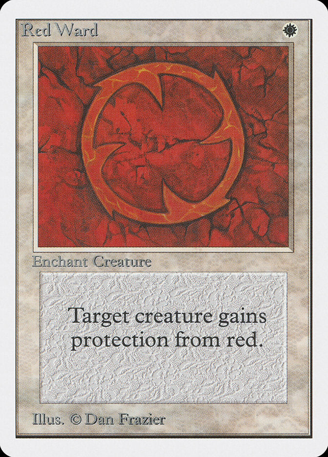Red Ward [Unlimited Edition], MTG Single - Gamers Grove