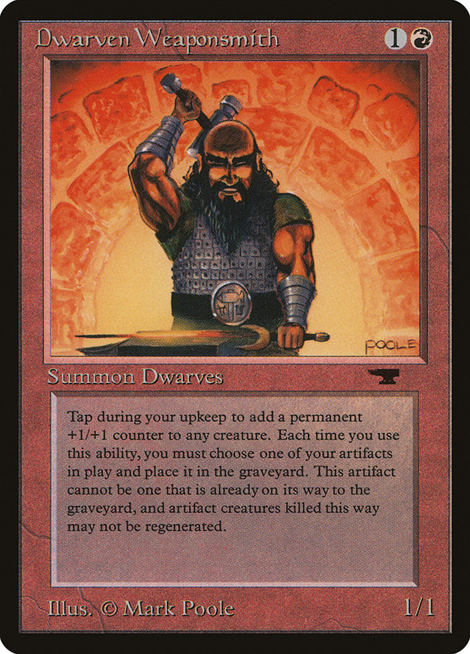 Dwarven Weaponsmith [Antiquities], MTG Single - Gamers Grove