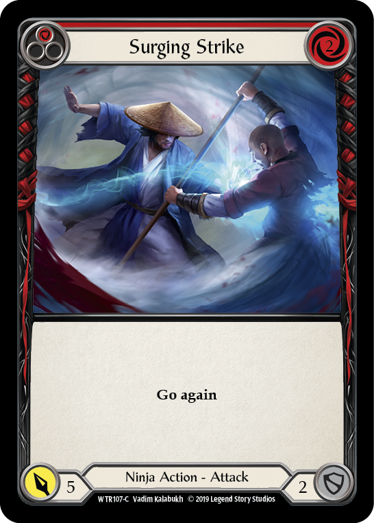 Surging Strike (Red) [WTR107-C] Alpha Print Normal