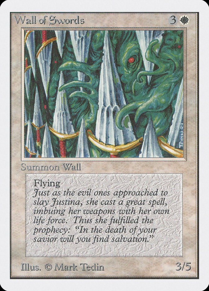 Wall of Swords [Unlimited Edition], MTG Single - Gamers Grove