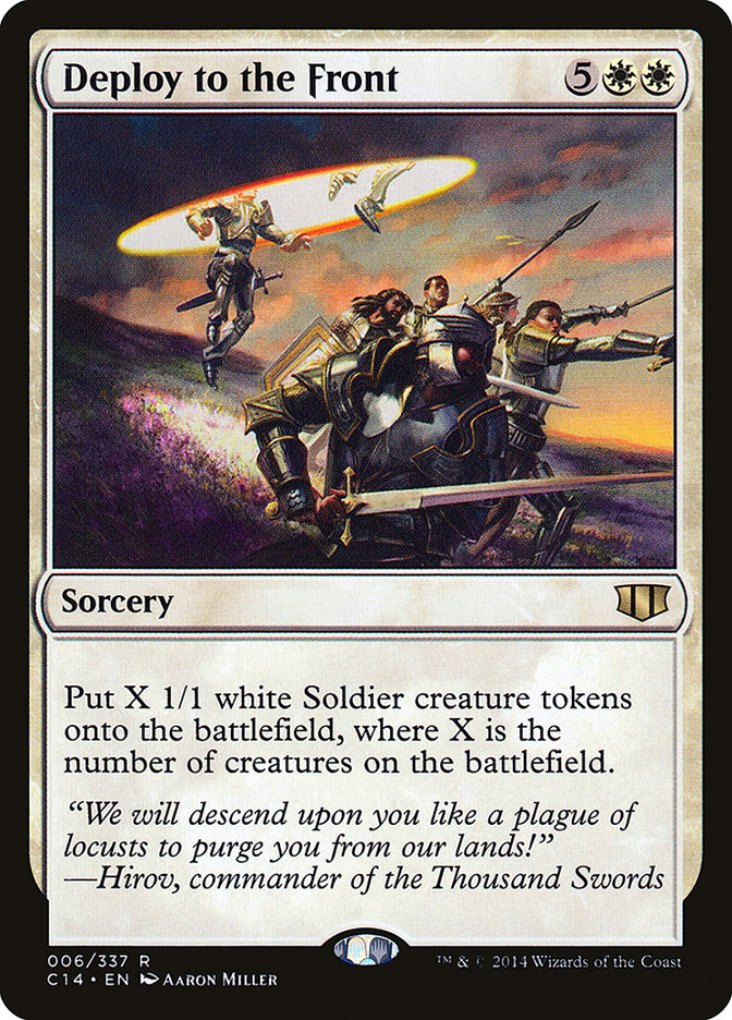 Deploy to the Front [Commander 2014], MTG Single - Gamers Grove