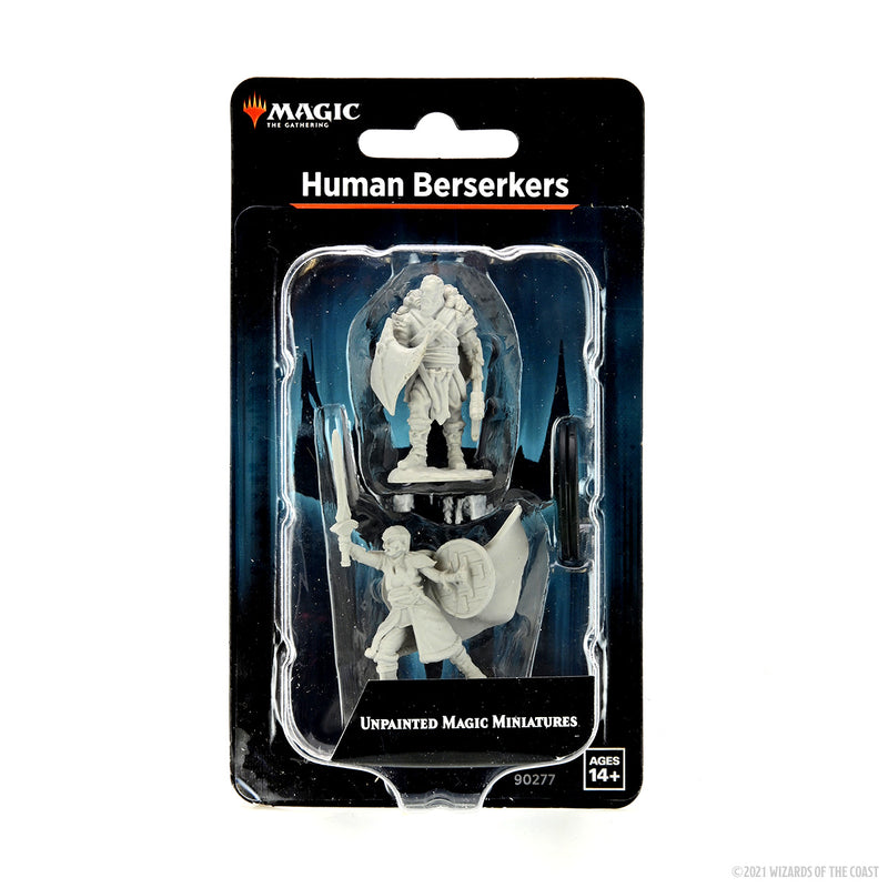 Magic the Gathering Unpainted Miniatures: Human Berserkers