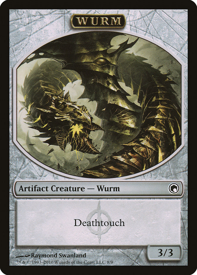 Wurm (Deathtouch) [Scars of Mirrodin Tokens], MTG Single - Gamers Grove