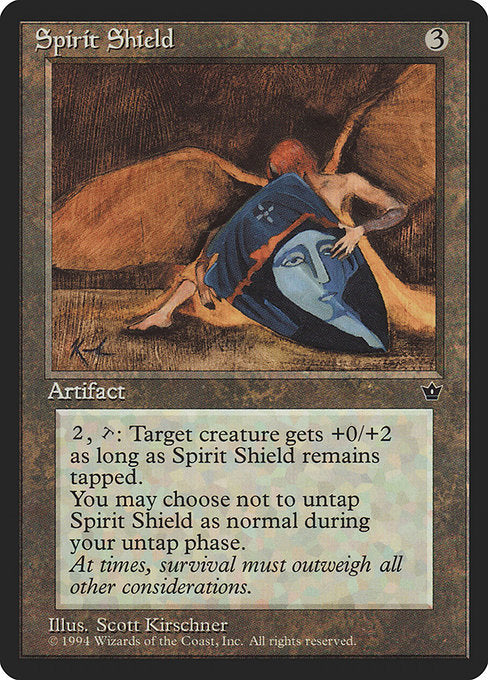 Spirit Shield [Fallen Empires], MTG Single - Gamers Grove