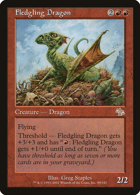 Fledgling Dragon [Judgment], MTG Single - Gamers Grove