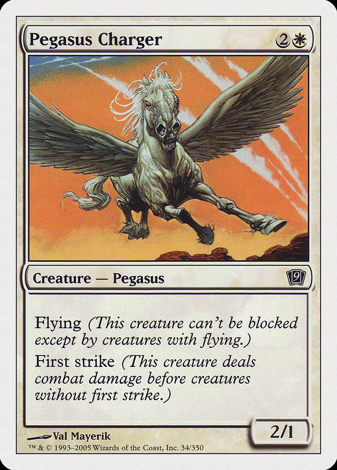 Pegasus Charger [Ninth Edition], MTG Single - Gamers Grove