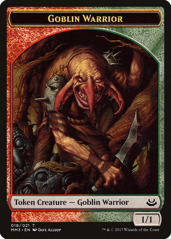 Goblin Warrior [Modern Masters 2017 Tokens], MTG Single - Gamers Grove