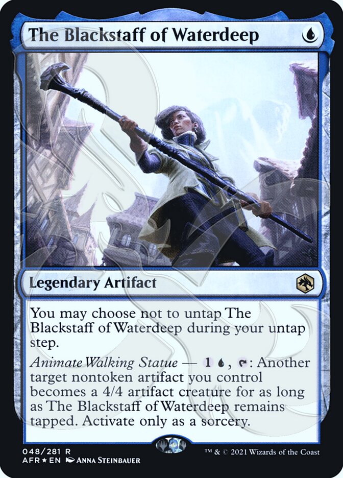 The Blackstaff of Waterdeep (Ampersand Promo) [Dungeons & Dragons: Adventures in the Forgotten Realms Promos]