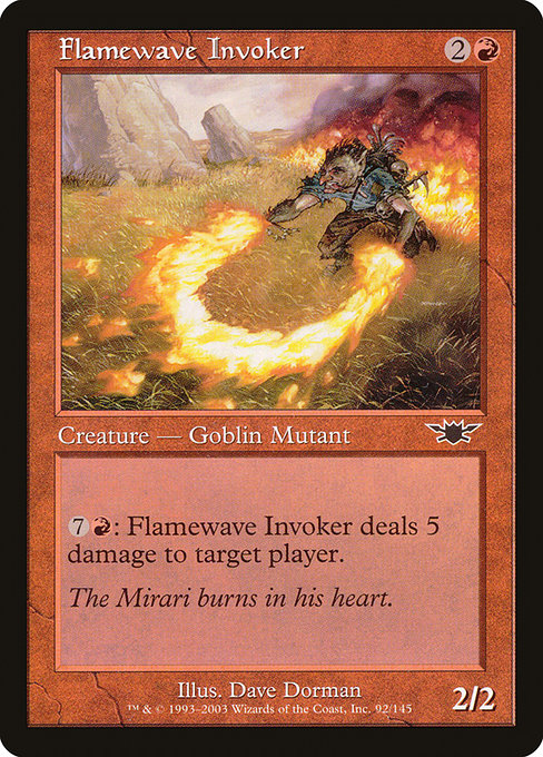 Flamewave Invoker [Legions], MTG Single - Gamers Grove