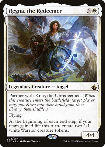 Regna, the Redeemer [Battlebond], MTG Single - Gamers Grove