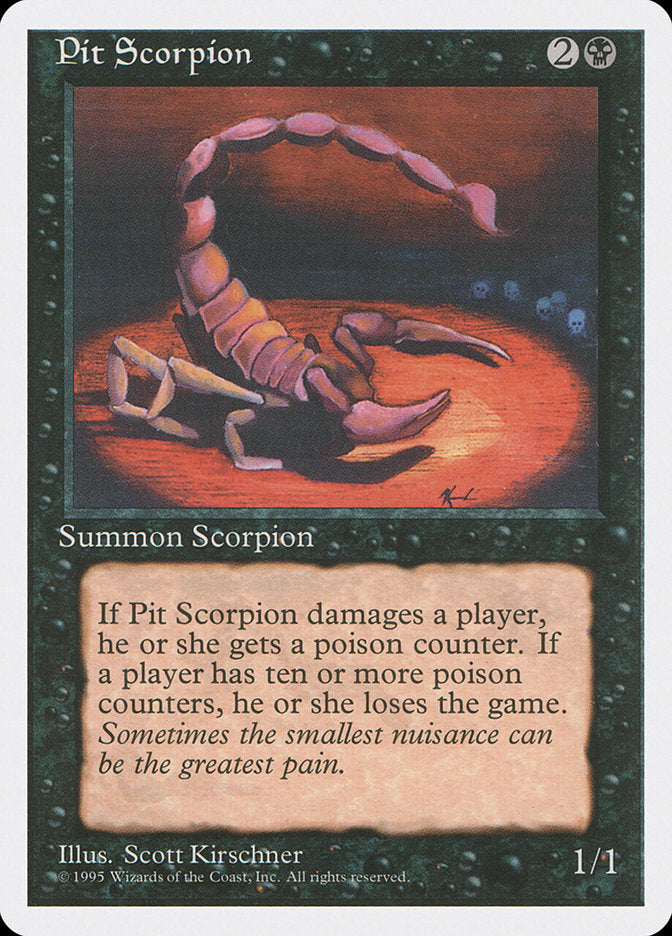 Pit Scorpion [Fourth Edition], MTG Single - Gamers Grove