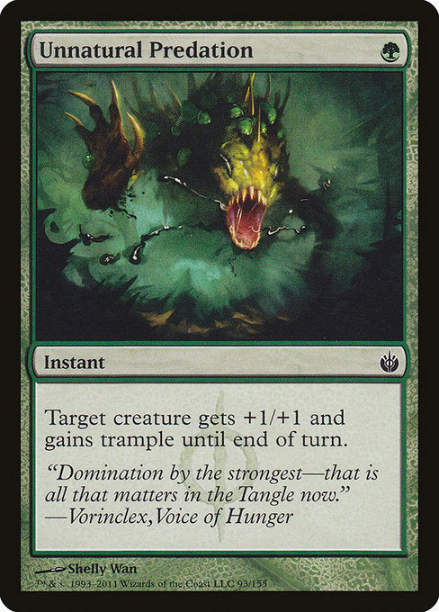 Unnatural Predation [Mirrodin Besieged], MTG Single - Gamers Grove