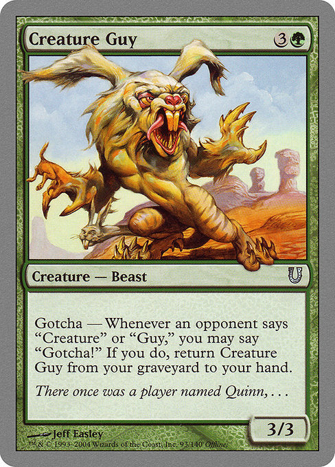 Creature Guy [Unhinged], MTG Single - Gamers Grove