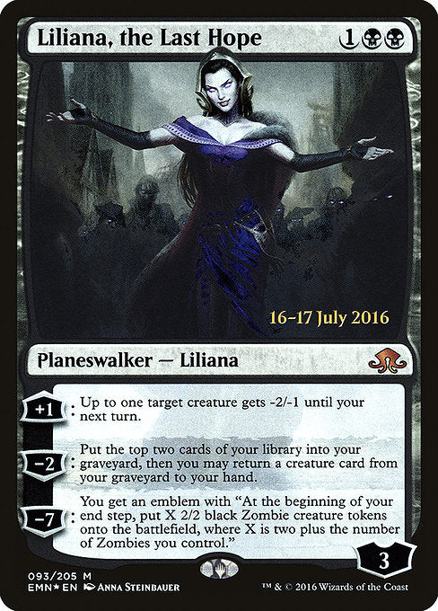 Liliana, the Last Hope [Eldritch Moon Promos]