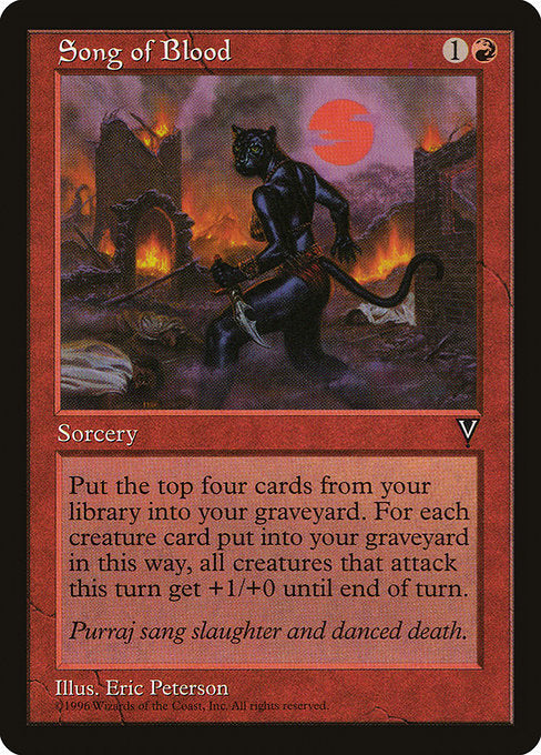 Song of Blood [Visions], MTG Single - Gamers Grove