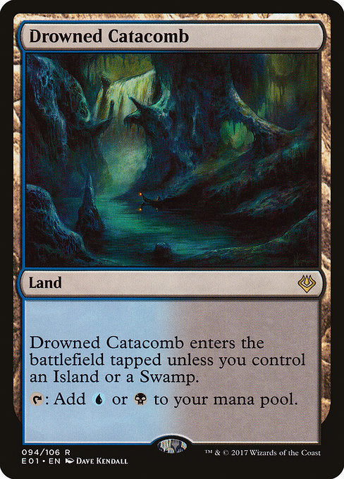 Drowned Catacomb [Archenemy: Nicol Bolas], MTG Single - Gamers Grove