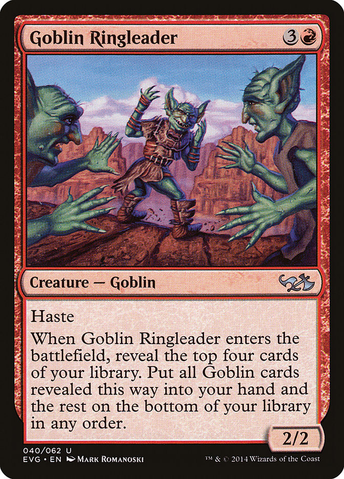 Goblin Ringleader (Elves vs. Goblins) [Duel Decks Anthology], MTG Single - Gamers Grove