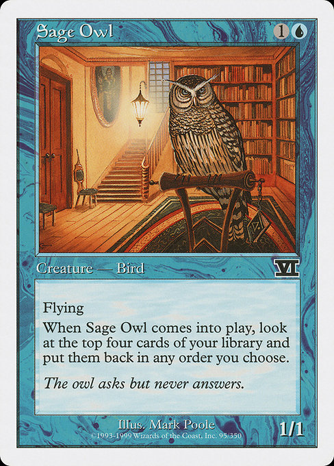 Sage Owl [Classic Sixth Edition], MTG Single - Gamers Grove