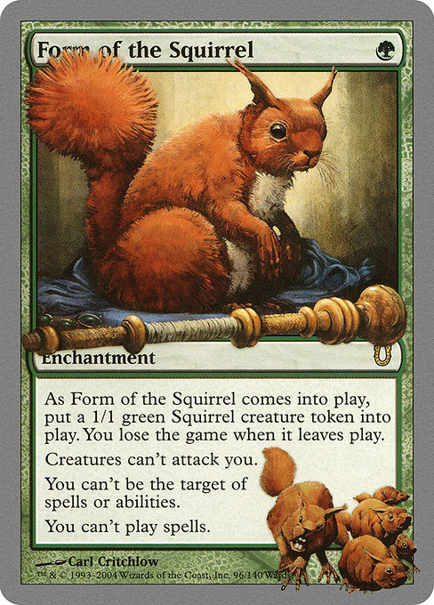 Form of the Squirrel [Unhinged], MTG Single - Gamers Grove