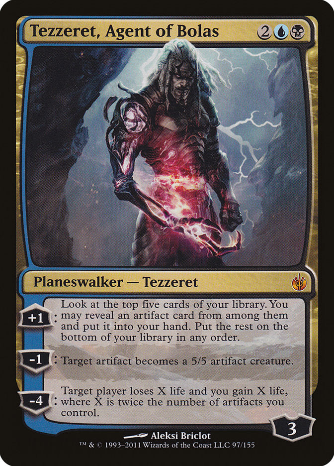 Tezzeret, Agent of Bolas [Mirrodin Besieged], MTG Single - Gamers Grove