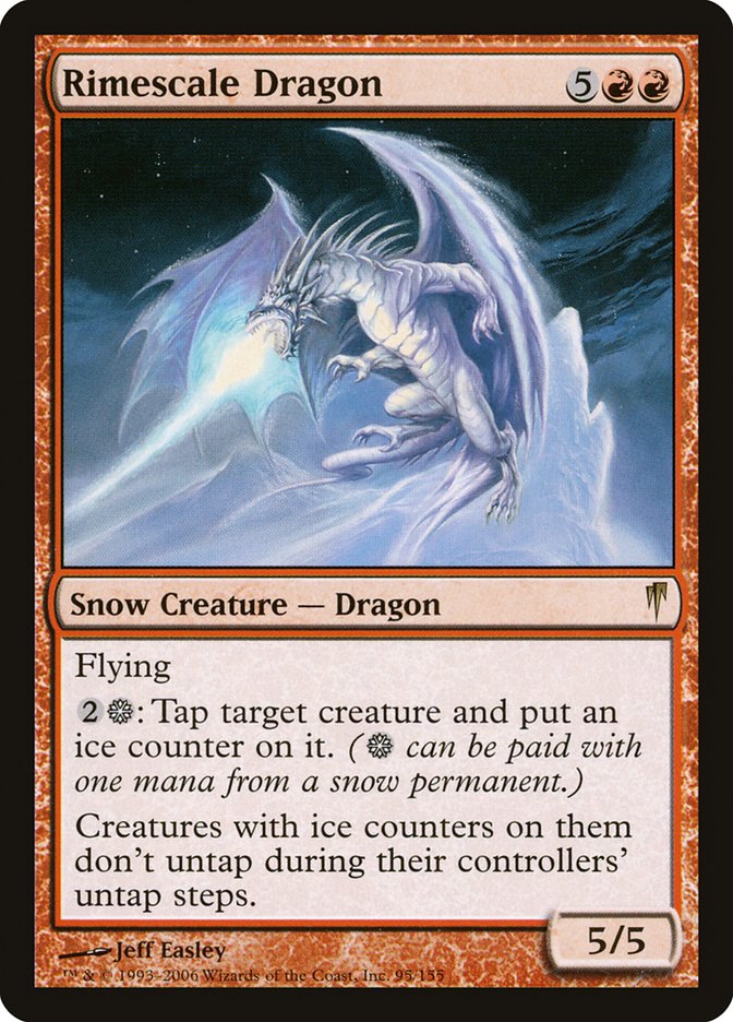 Rimescale Dragon [Coldsnap], MTG Single - Gamers Grove