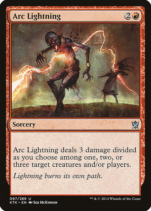 Arc Lightning [Khans of Tarkir], MTG Single - Gamers Grove