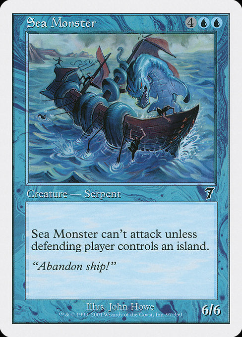 Sea Monster [Seventh Edition], MTG Single - Gamers Grove