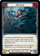 Rift Bind (Blue) (Rainbow Foil) [U-MON176-RF] Unlimited Edition Rainbow Foil