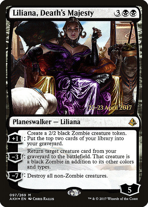 Liliana, Death's Majesty [Amonkhet Promos], MTG Single - Gamers Grove