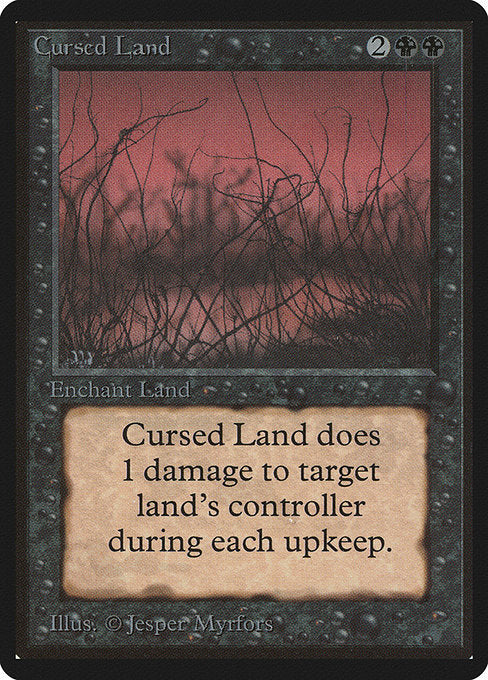 Cursed Land [Limited Edition Beta], MTG Single - Gamers Grove