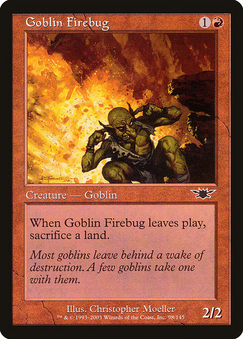 Goblin Firebug [Legions], MTG Single - Gamers Grove