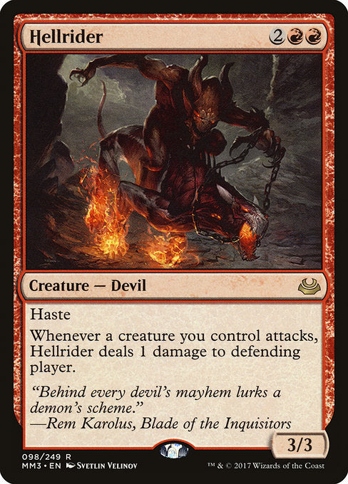 Hellrider [Modern Masters 2017], MTG Single - Gamers Grove