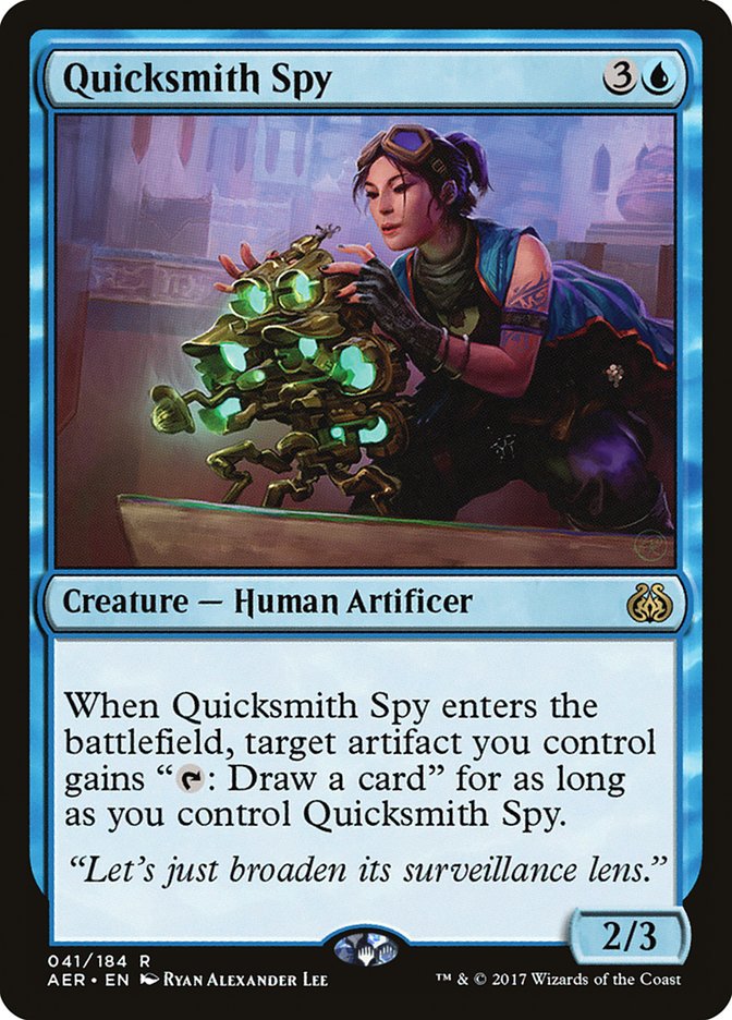 Quicksmith Spy [Aether Revolt], MTG Single - Gamers Grove