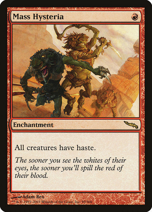 Mass Hysteria [Mirrodin], MTG Single - Gamers Grove