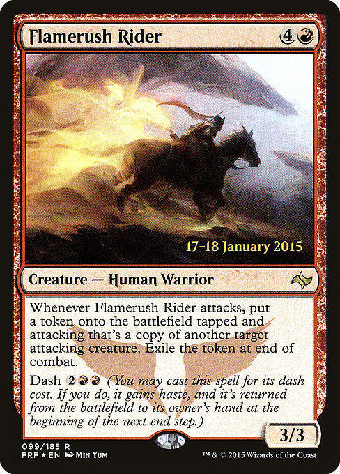 Flamerush Rider [Fate Reforged Promos], MTG Single - Gamers Grove