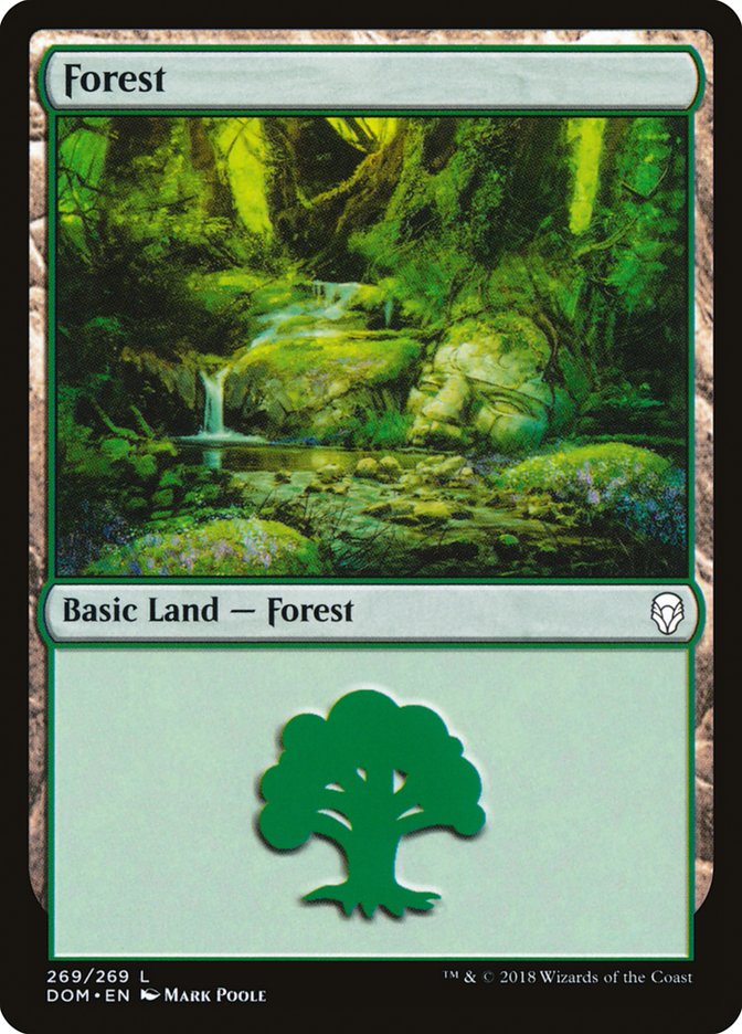 Forest (269) [Dominaria], MTG Single - Gamers Grove