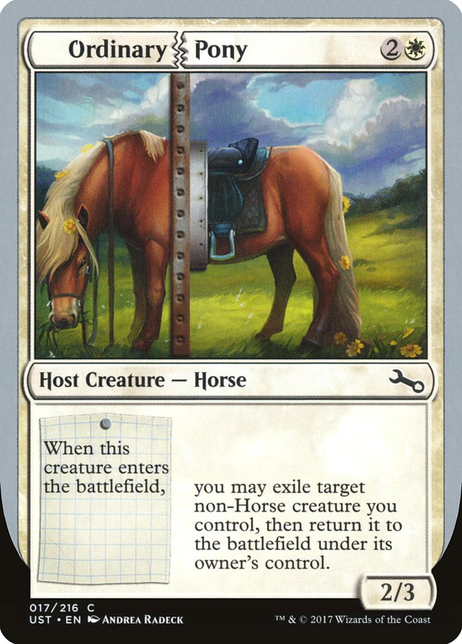 Ordinary Pony [Unstable], MTG Single - Gamers Grove