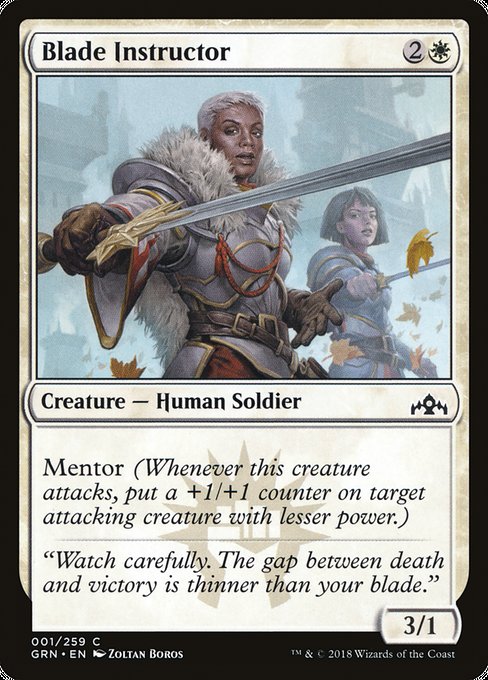 Blade Instructor [Guilds of Ravnica]