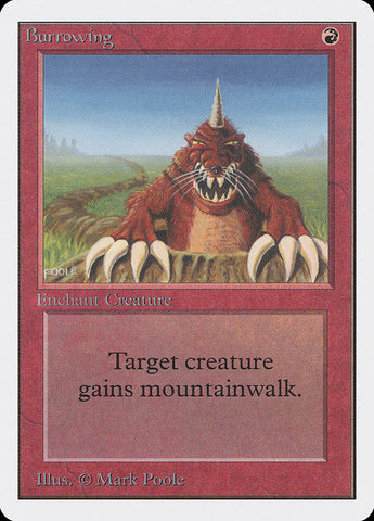 Burrowing [Unlimited Edition], MTG Single - Gamers Grove