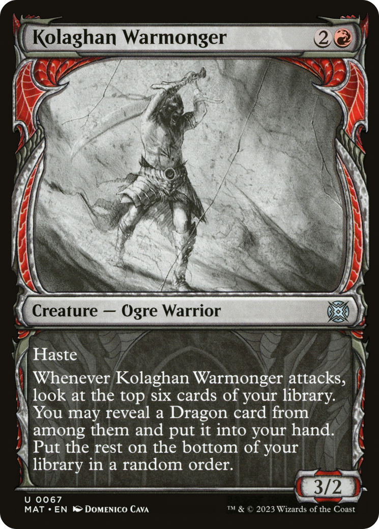 Kolaghan Warmonger (Showcase) [March of the Machine: The Aftermath]