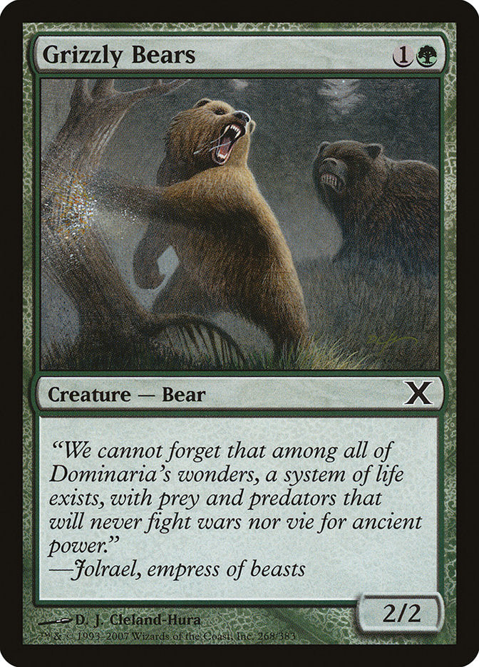 Grizzly Bears [Tenth Edition], MTG Single - Gamers Grove