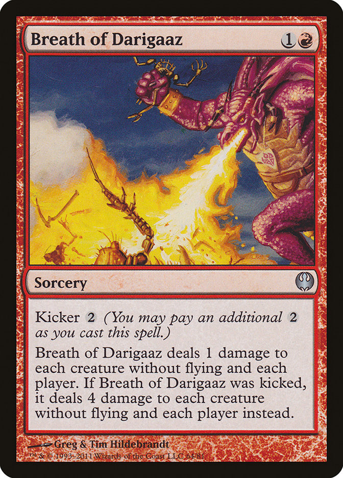 Breath of Darigaaz [Duel Decks: Knights vs. Dragons], MTG Single - Gamers Grove