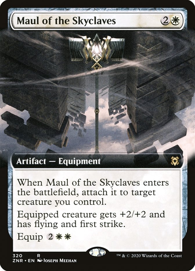 Maul of the Skyclaves (Extended Art) [Zendikar Rising]