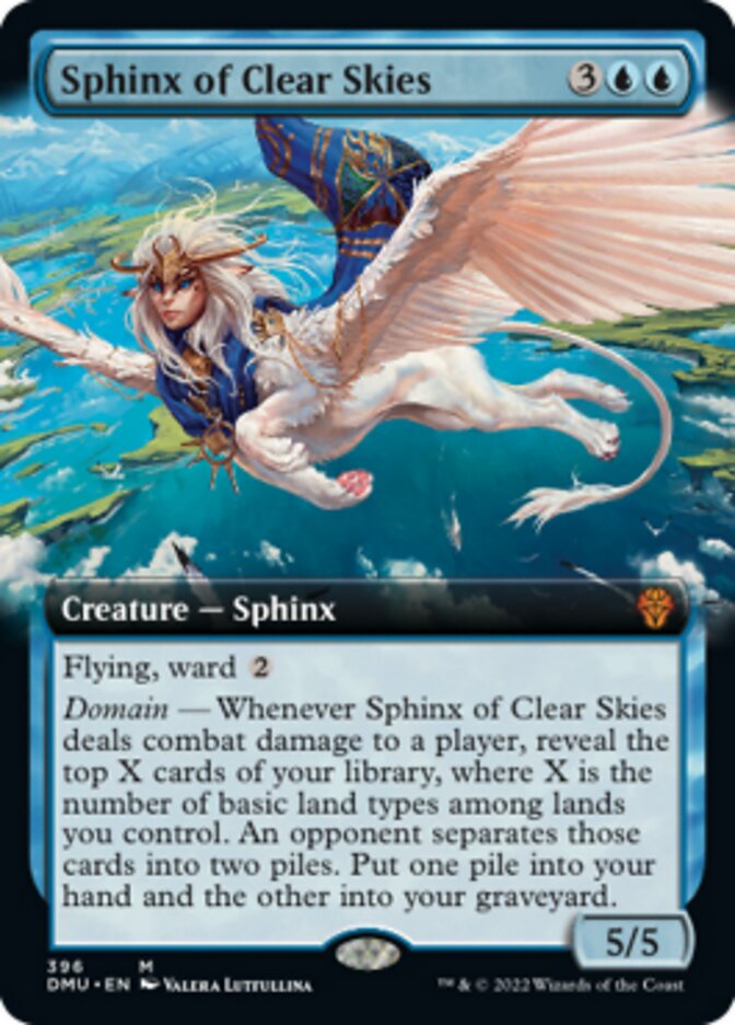 Sphinx of Clear Skies (Extended Art) [Dominaria United]