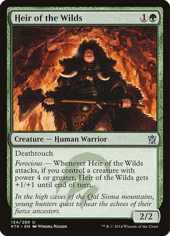 Heir of the Wilds [Khans of Tarkir], MTG Single - Gamers Grove
